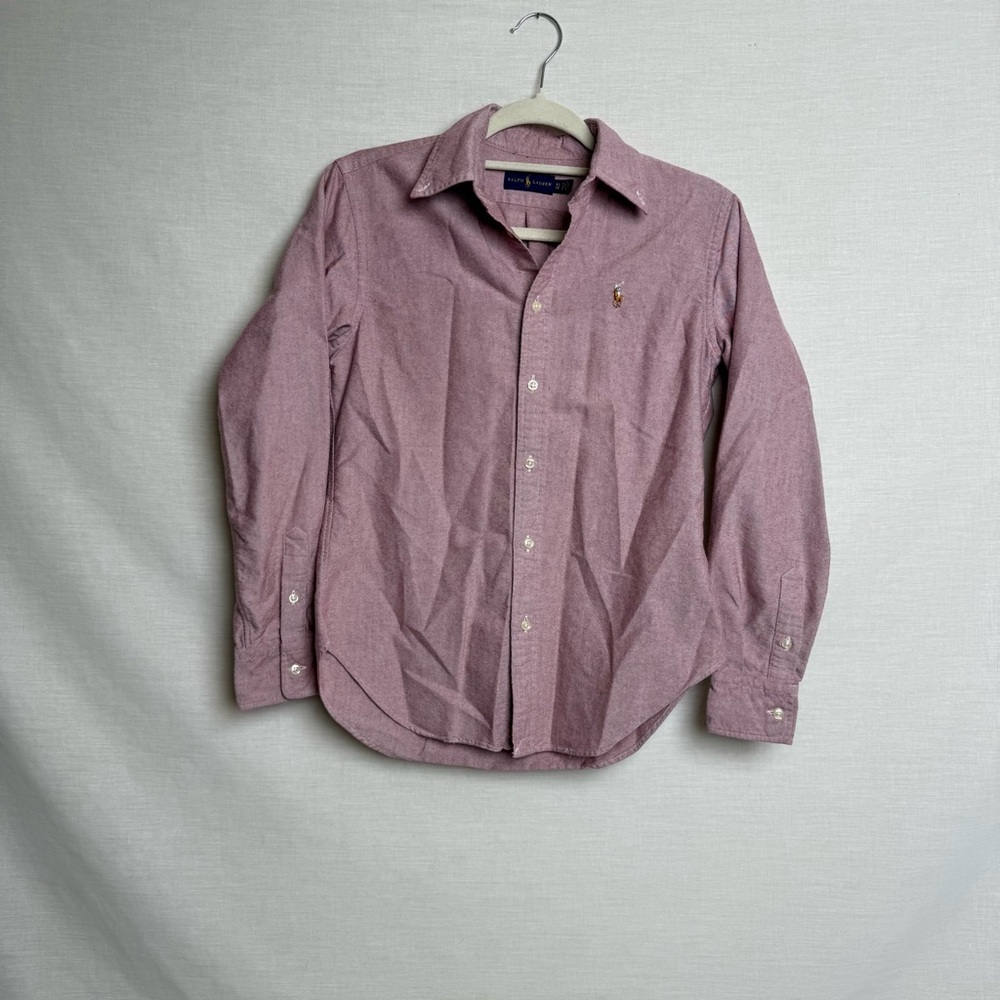 Ralph Lauren Men’s Classic Fit Oxford Shirt XS | Polo Pony- Red Button-Down